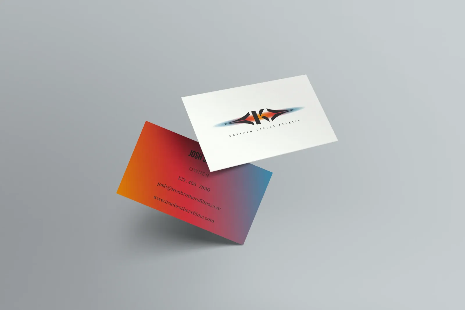 Captain Kepler business cards